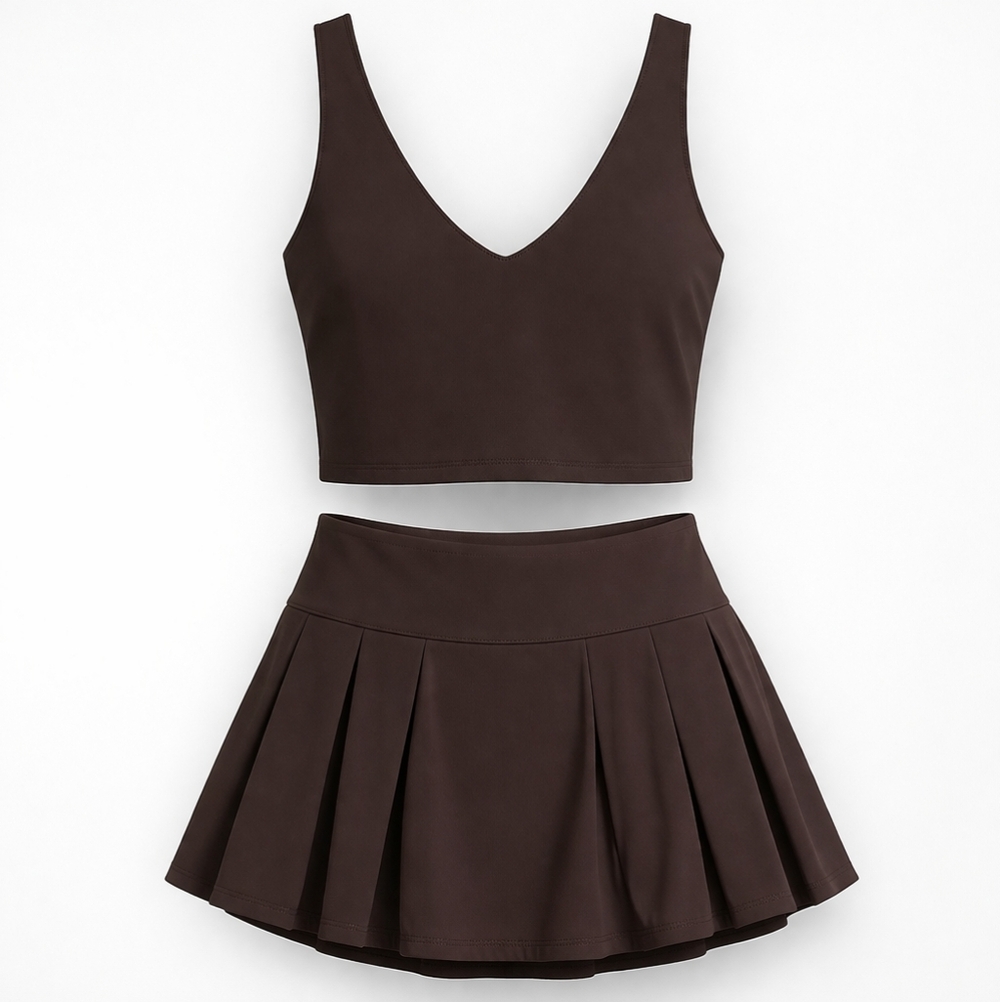 Kimberly Brown Athletic Skort Set